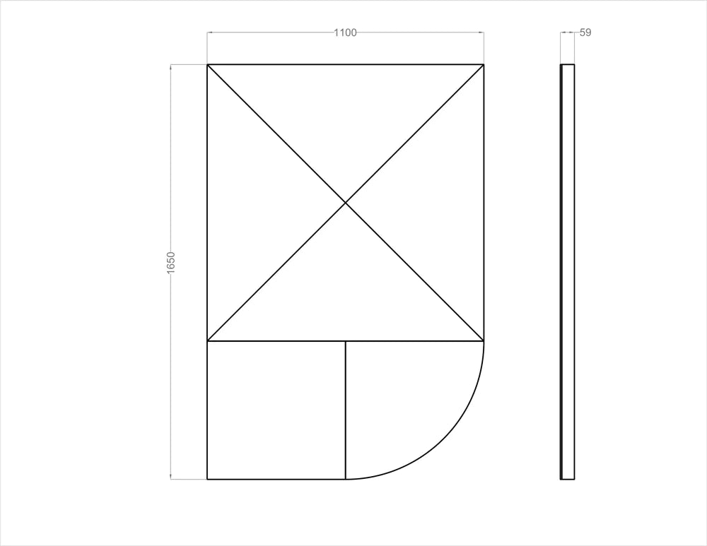 Acoustic Wall Art Panels FAN 4 dimensions Decormania UK